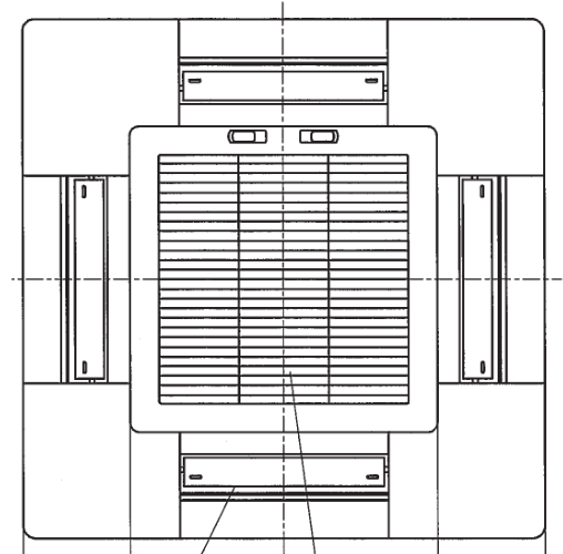 Mitsubishi Heavy TC-PSA-25W-E kompakt kaset paneli