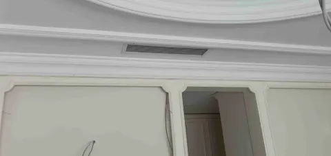 Lineer menfezin tavan montajını tamamladık.