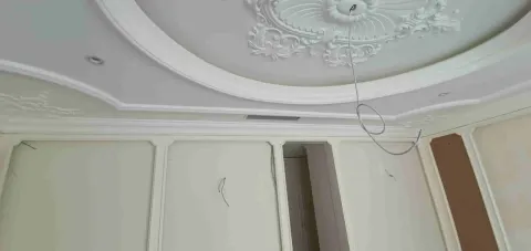 Lineer hava menfezini tavana yerleştirdik.