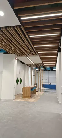 Ofisin VRF klima ve havalandırma işlerini tamamladık.